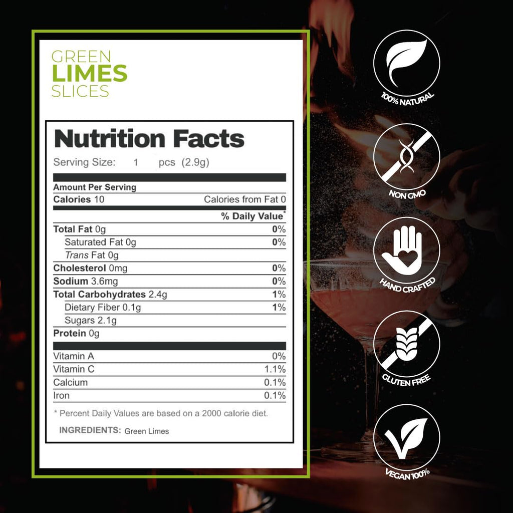 Green Lime Slices